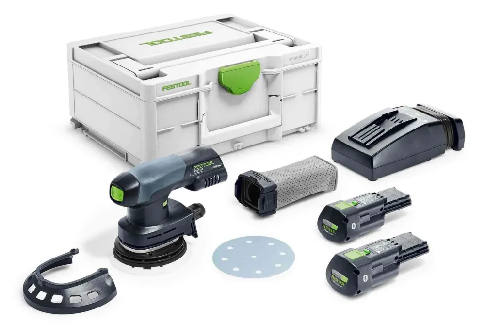 Festool ETSC 125 3,0 I-Plus Excenterslip med batteri och laddare