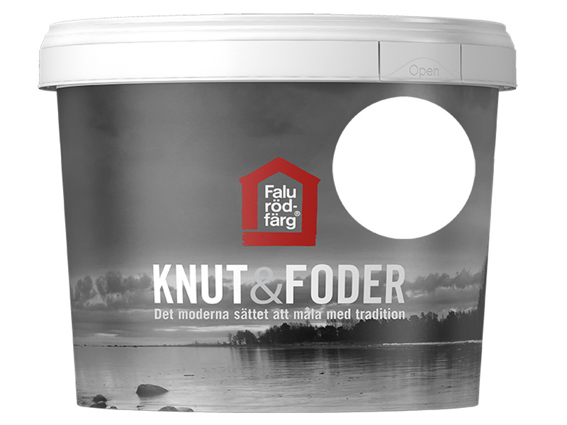 FALU RÖDFÄRG KNUT & FODER VIT 1L
