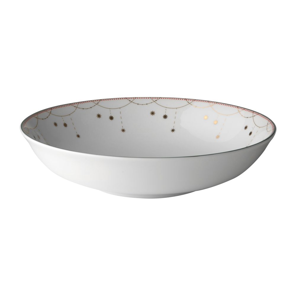 Julemorgen serveringsskål låg, Ø22 cm