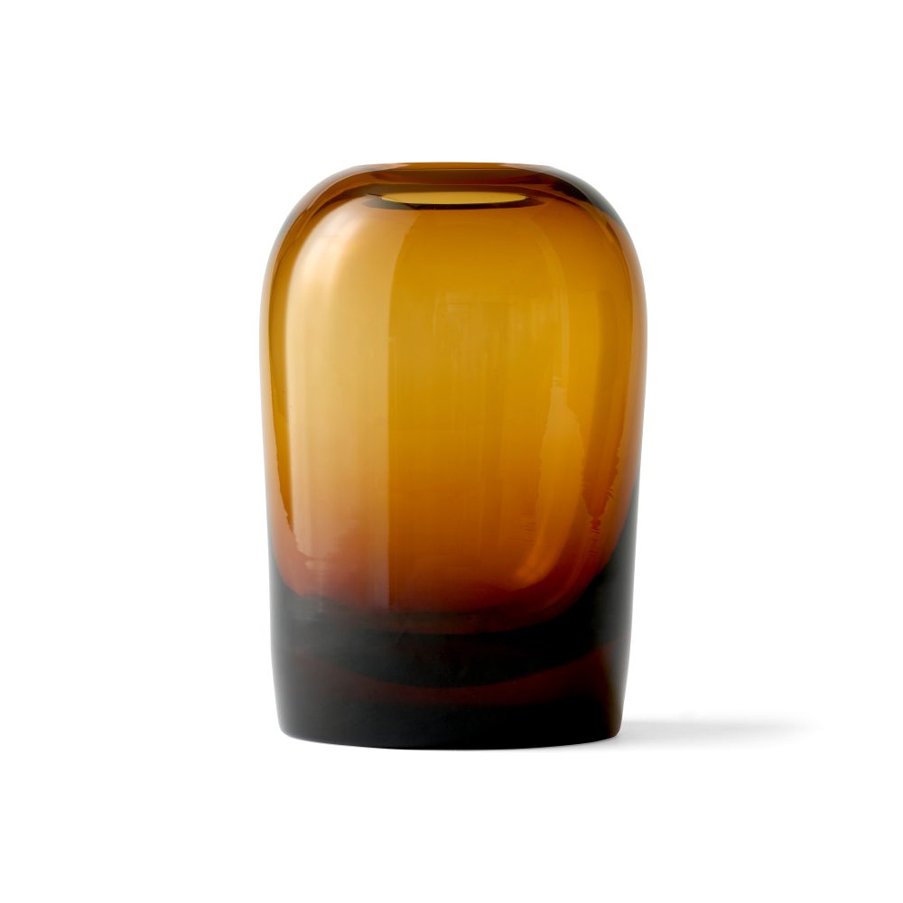 Troll vas L 19 cm, Amber