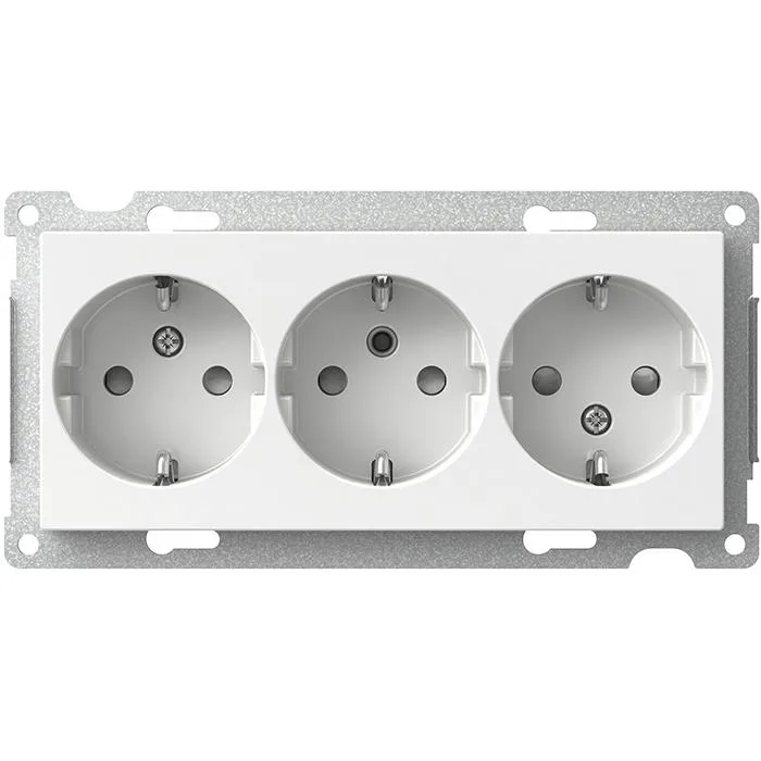 Schneider Electric Exxact WDE002278 Vägguttag jordat, 3-vägs