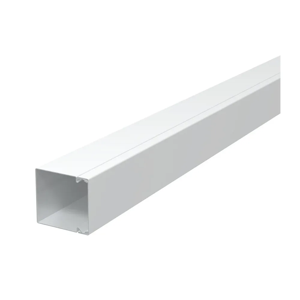 Obo Bettermann 6248608 Matarkanal elförzinkad, polarvit, 2 m 60 x 60 mm