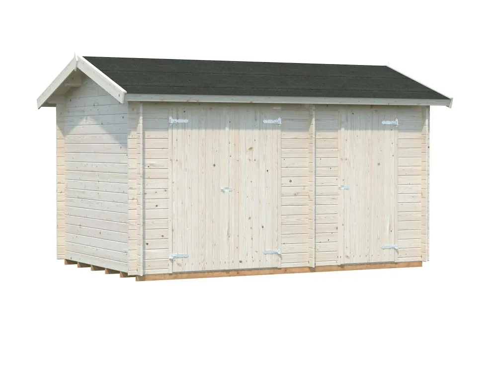 Palmako Jari Förråd 9,4 m²/inv. 8,9 m², impr. natur