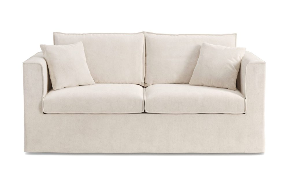 Travstad 3-sits Bäddsoffa med HVILA Bäddmadrass 140x200 cm Memoryskum med Tvättbar klädsel