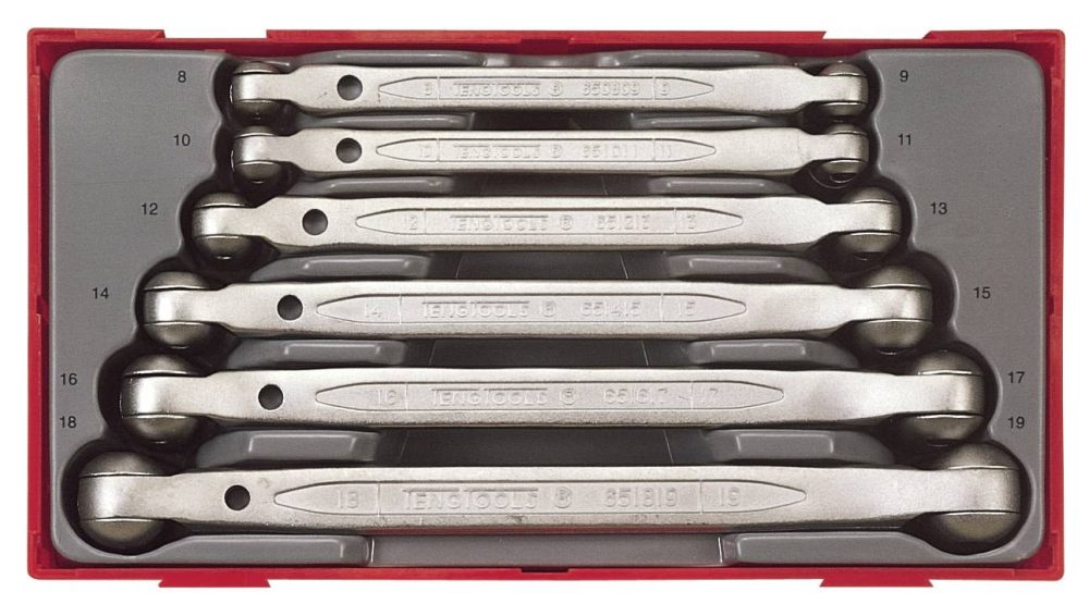 Teng Tools Lednyckel i sats TT6506 8-19mm 6 delar