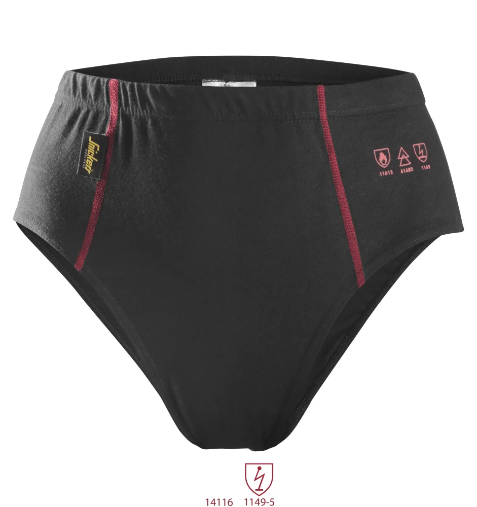 Snickers Workwear 9466 ProtecWork Trosa svart, flamskydd S