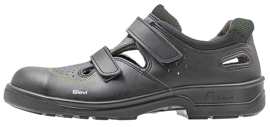 Sievi Relax XL ESD S1P Skyddssandal Svart, Storlek 49 49