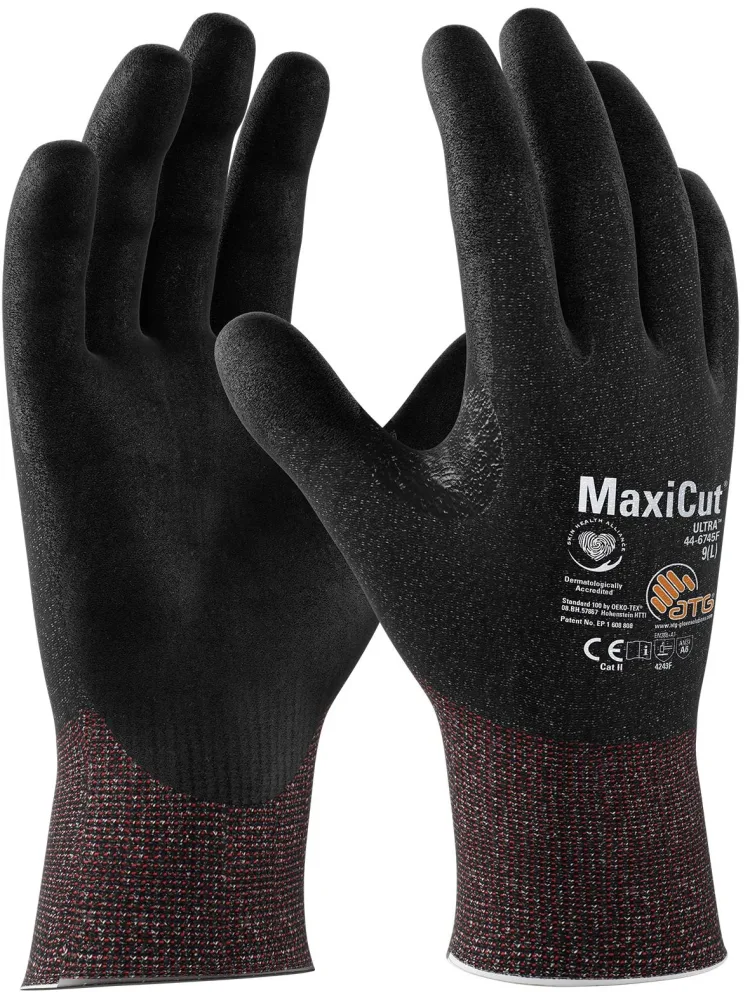 ATG MaxiCut Ultra F 44-6745F Skärskyddshandske svart 11