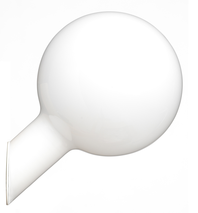 Pin vägglampa, vit
