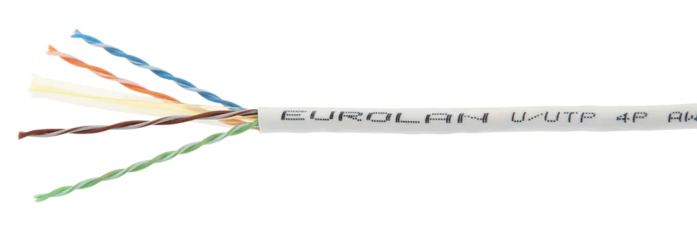 Eurolan 19D-U6-25WT-R500 Datakabel vit, LSZH, Dca Trumma - Bild 2