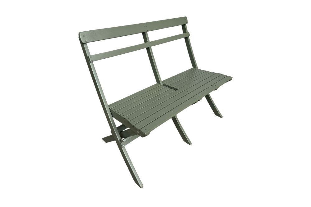 Landet liten soffa utomhus 110x60x89 cm - Träsoffa akacia