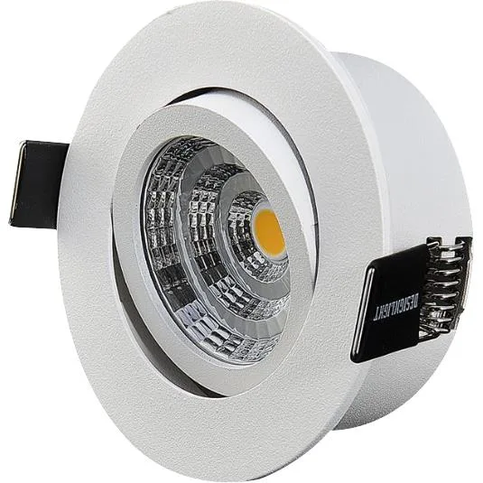 Designlight Q-1MW Downlight med drivdon, 3000 K, tilt