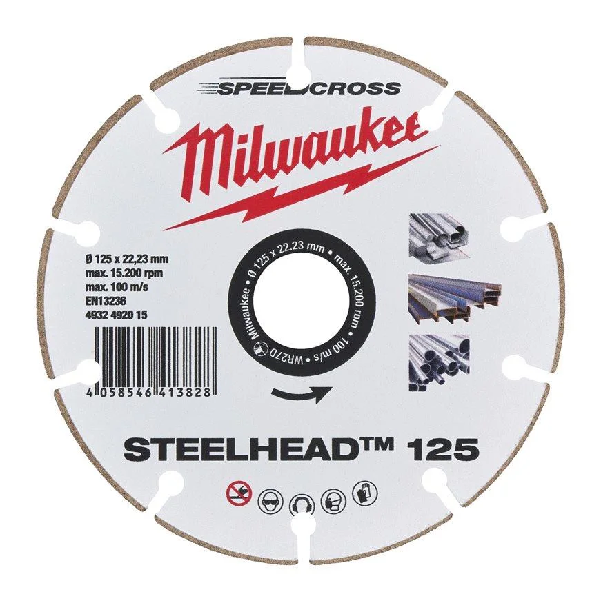 Milwaukee Speedcross Steelhead Diamantkapskiva Ø125 mm - Bild 2