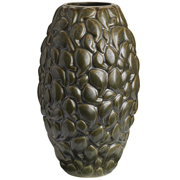 Leaf vas Limited Edition 40 cm, Khaki vert