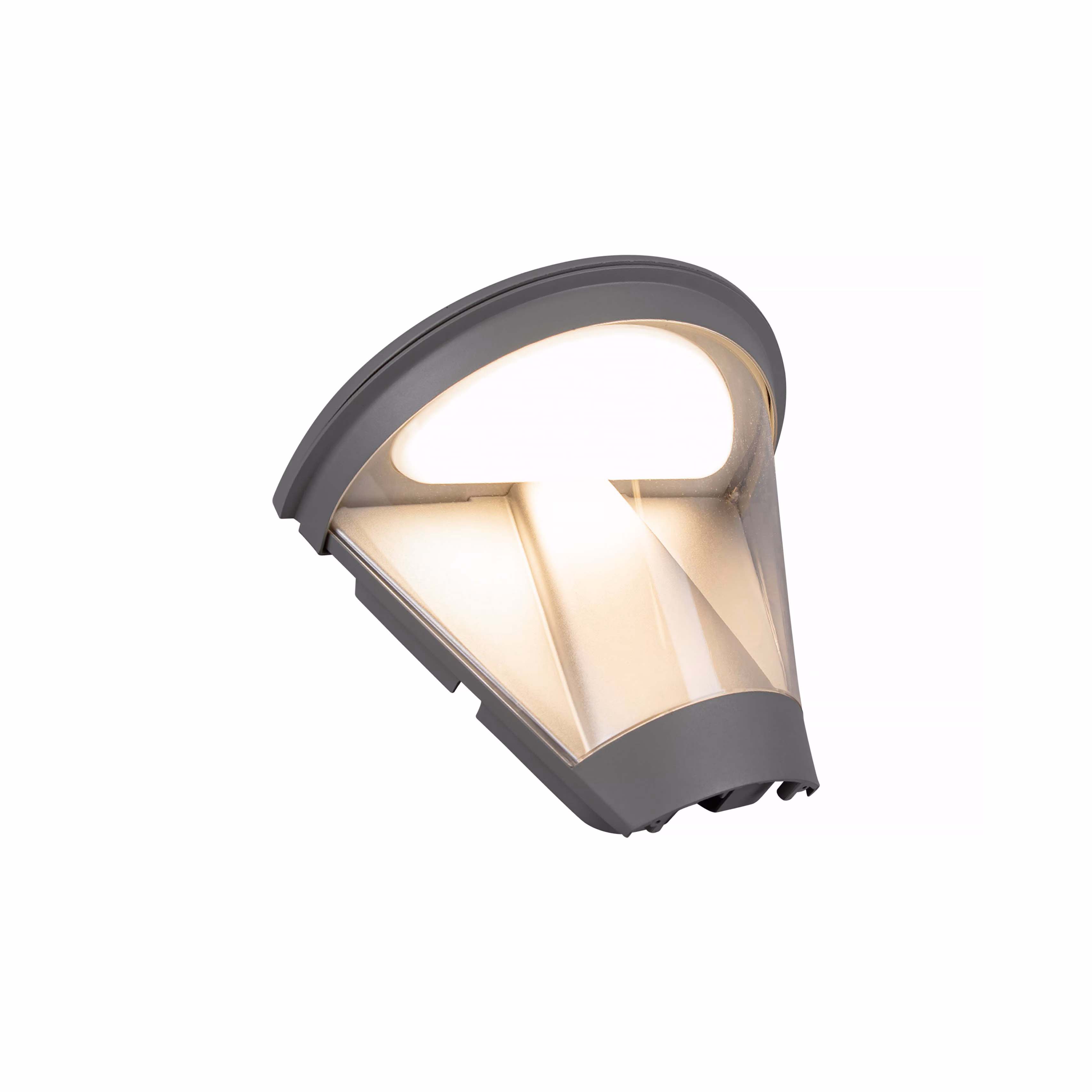 Kjøp Hide a lite Vegglampe Pave Wall, grå, 18W