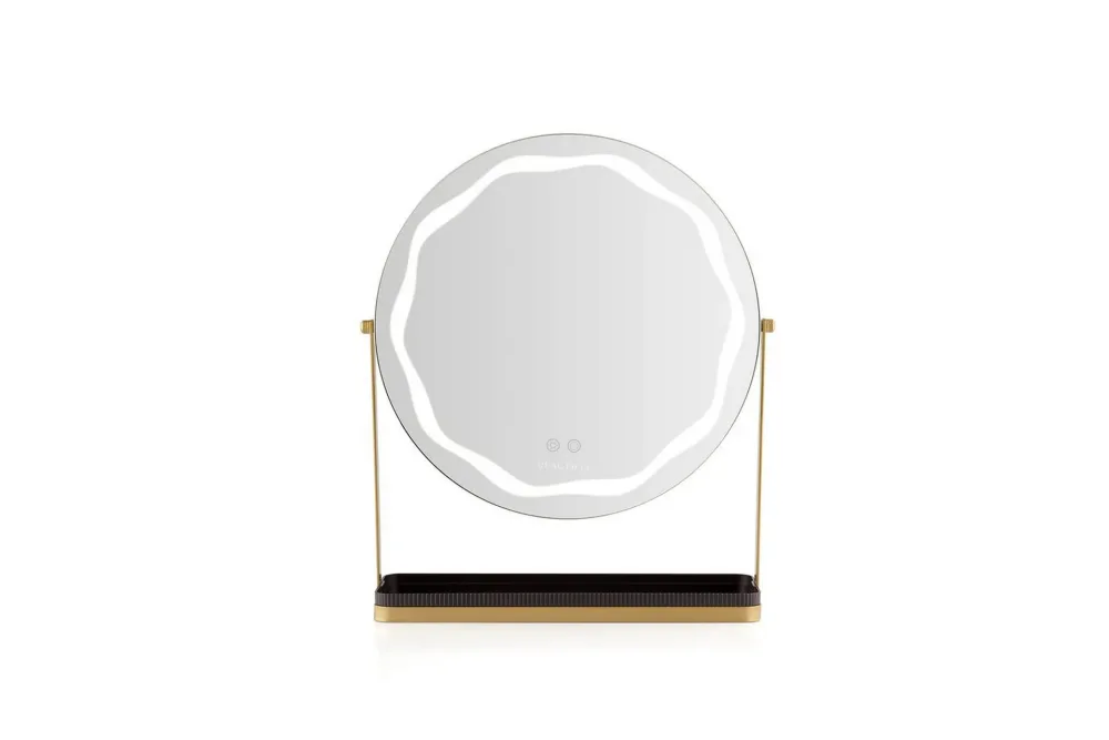 Sminkspegel Beautifly Rund med LED-belysning
