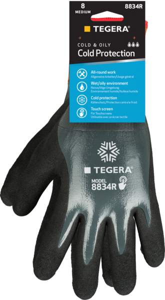 HANDSKE 8834R TEGERA SYNTETDOPPADE STL 12