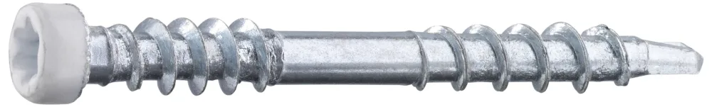 Grabber LTX35VITC Listskruv med bits 3,3 x 35 mm, 100-pack Vit - Bild 2