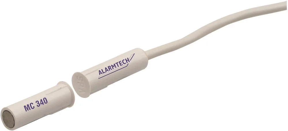 Alarmtech MC 340-10 Magnetkontakt 1 öppnande kontakt 10 m kabel