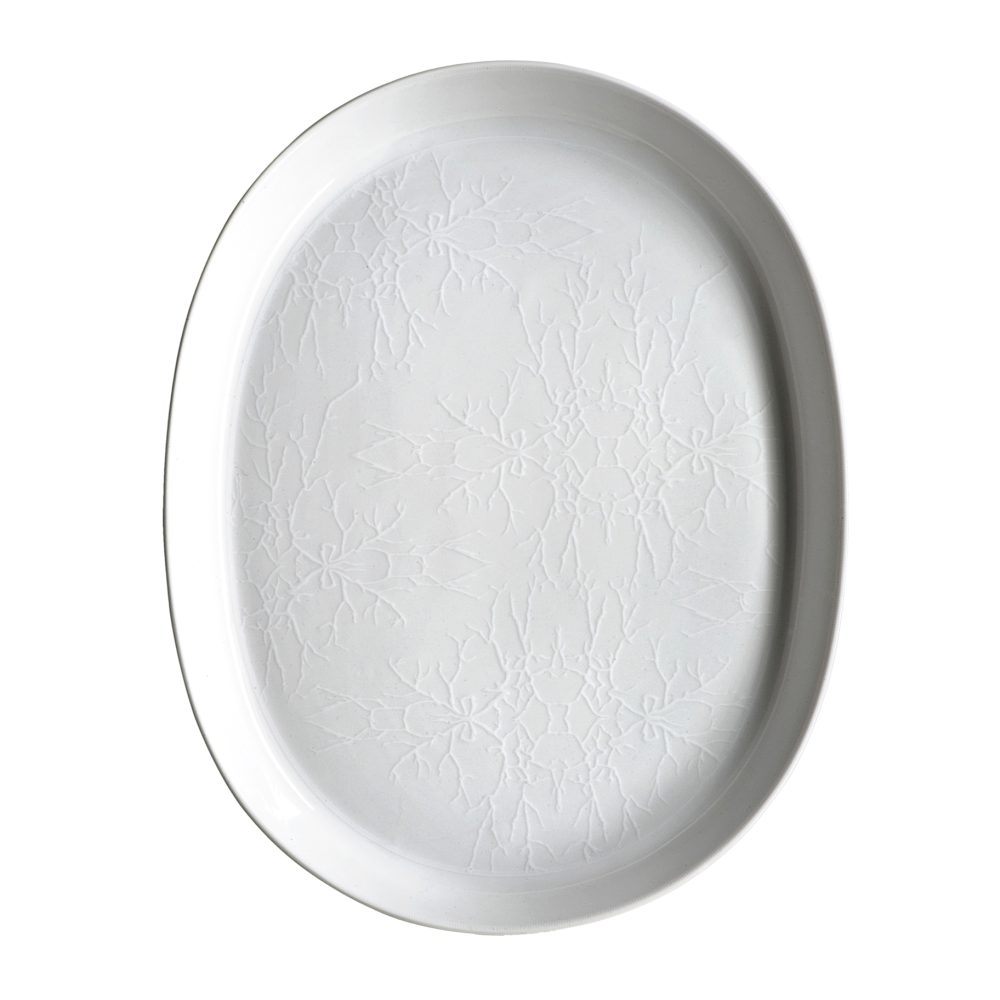 Whitewood oval tallrik, 36 cm