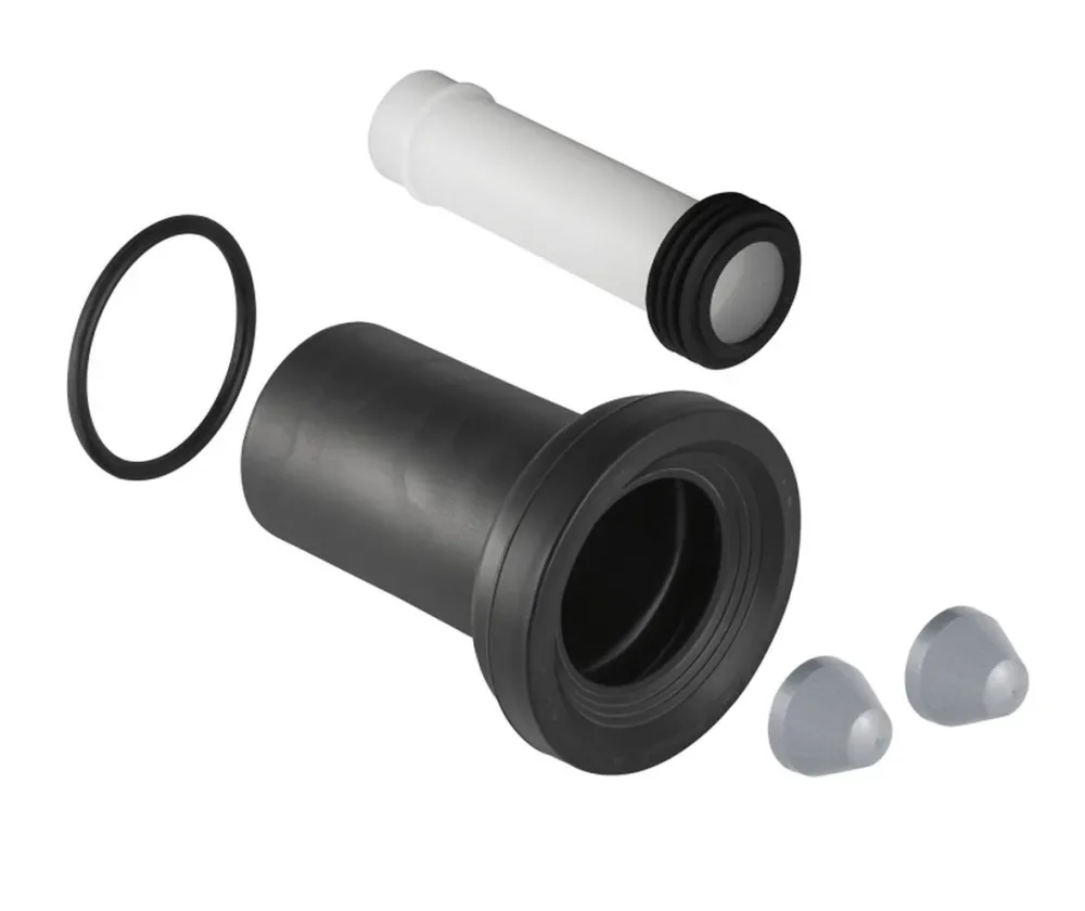 Geberit 152.404.46.1 Anslutningsrör mattförkromad 18,5 cm