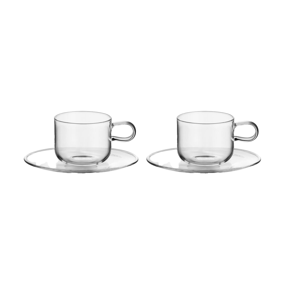 Viva kopp med fat 30 cl 2-pack, Klar