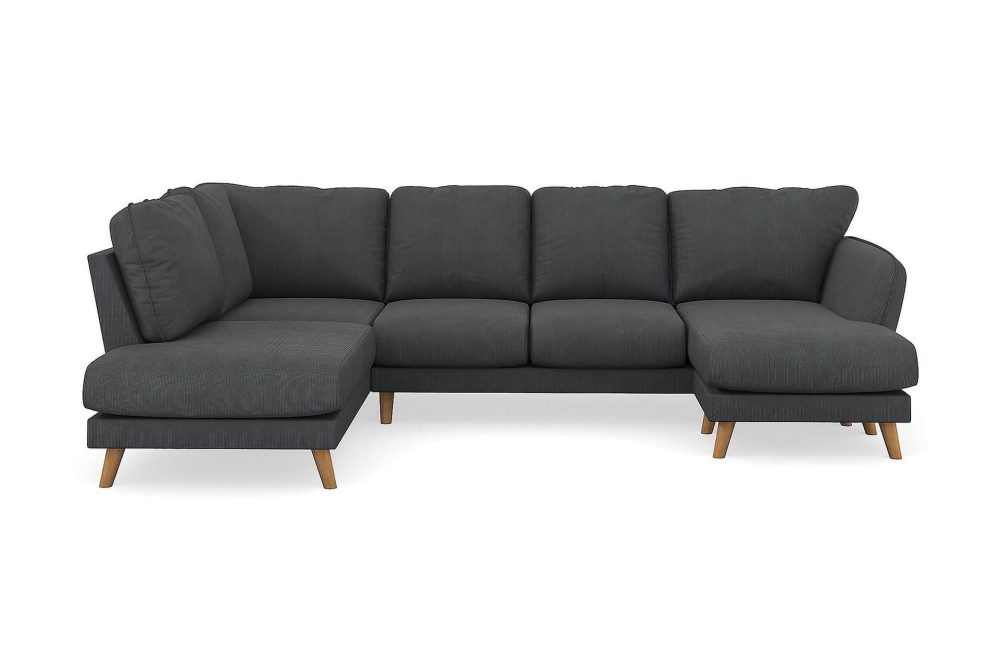 Trend Lyx 4-sits Vänstervänd U-formad Soffa med Divan och Schäslong i Manchester