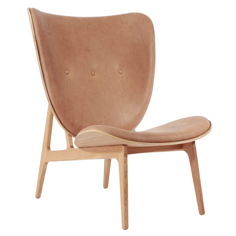 Elephant lounge leather ek, Dunes camel