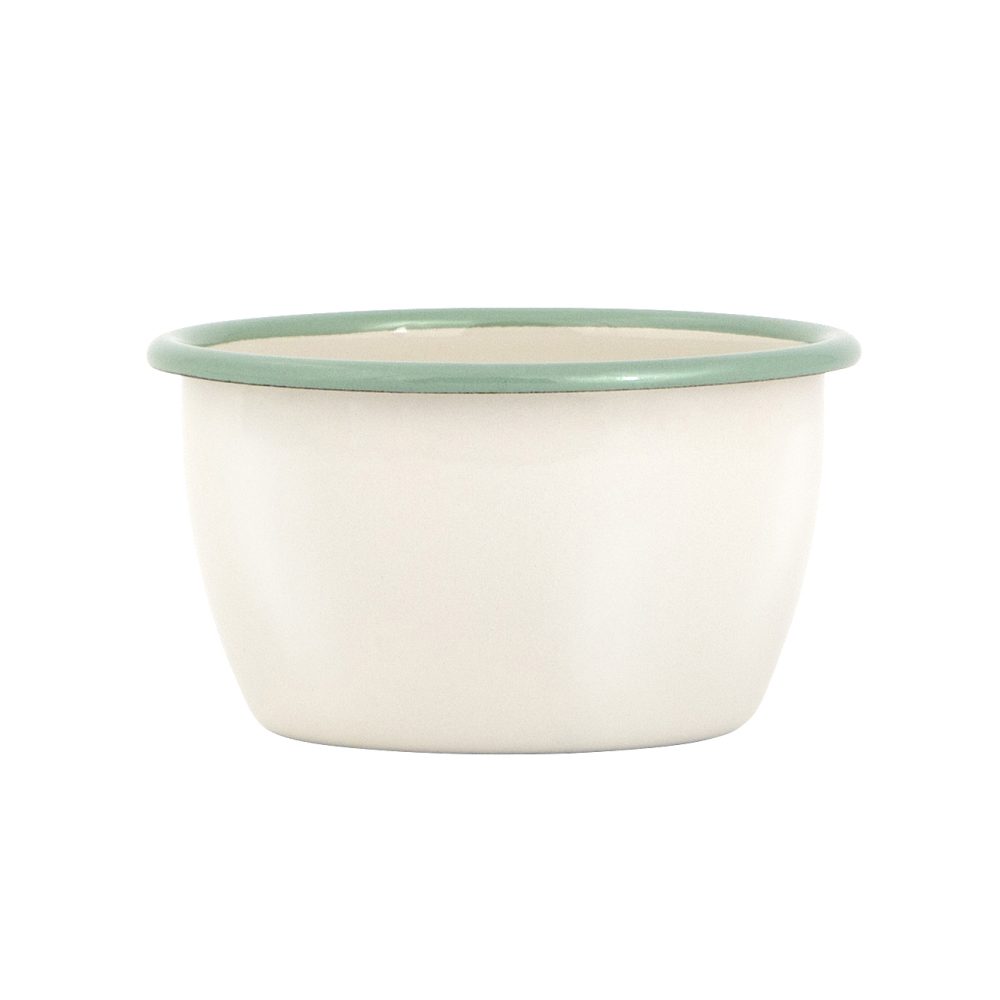 Kockums emaljskål 10 cm, Cream Lux