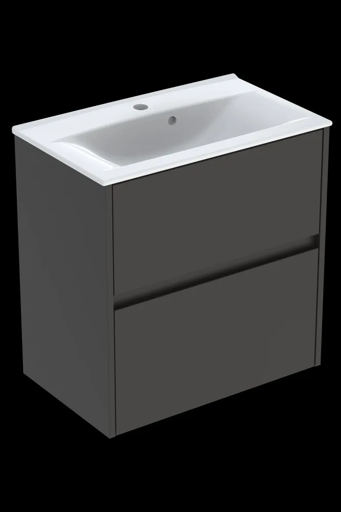 Ifö Sense Modern Möbelpaket 61,5 cm, 2 lådor, kompakt Sandgrå