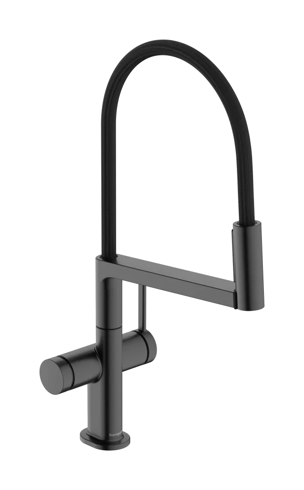 Hansgrohe Talis Select M54 PowderSpray Köksblandare Borstad svart krom PVD - Bild 2