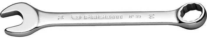 Facom 39.6 U-ringnyckel kort, vinklad 15°, 6mm