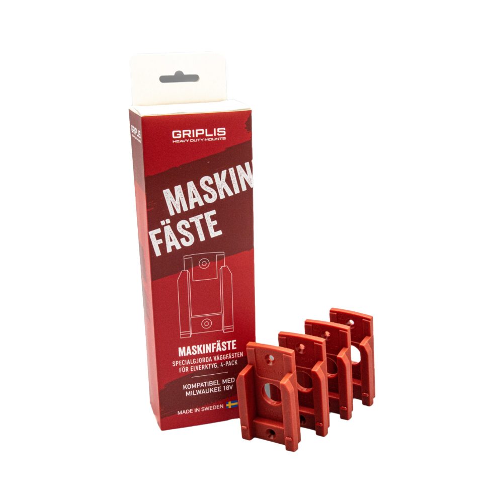 Kjøp Griplis Maskinfeste Milwaukee 18V, 4-PACK, Rød
