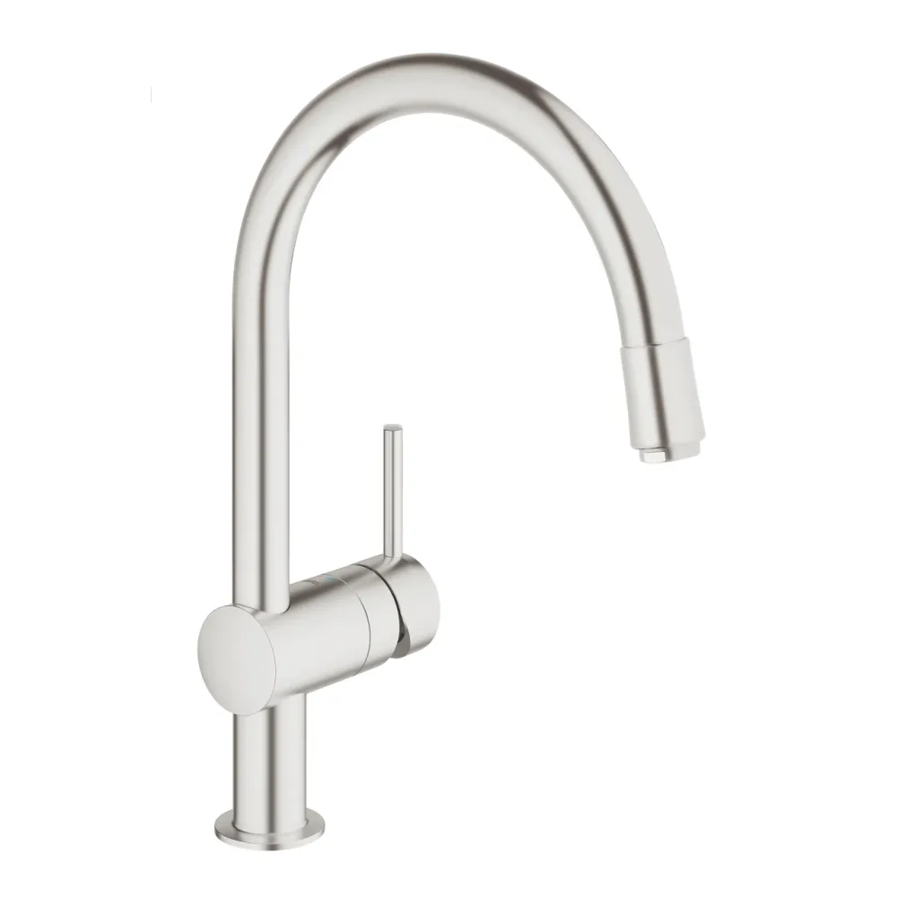 Grohe Minta Köksblandare med utdragbar pip, SuperSteel