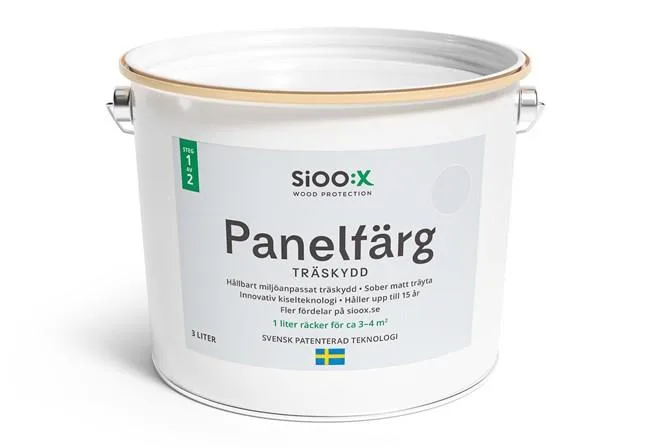 SiOO:X 161233-SE Panelfärg träskydd, steg 1 Almond Brown