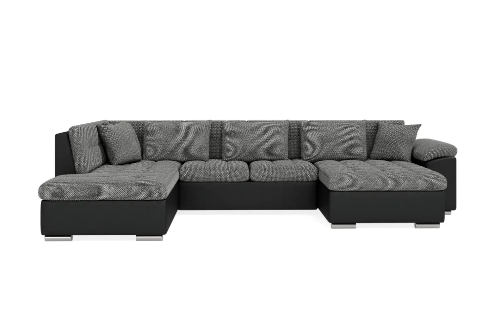 Dynir Stor Hörnbäddsoffa Divan med Förvaring Höger 350 cm