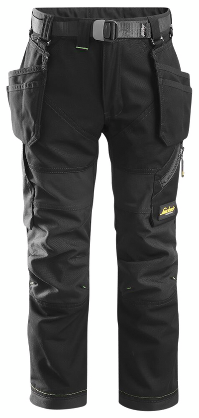 BARNBYXA SNICKERS WORKWEAR SVART STL 158