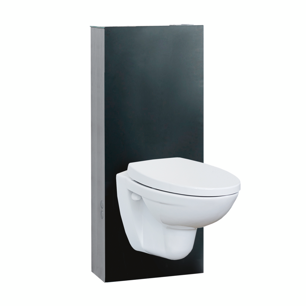 WC SVEDBERGS FIXTUR GLASBOX SVART 120MM
