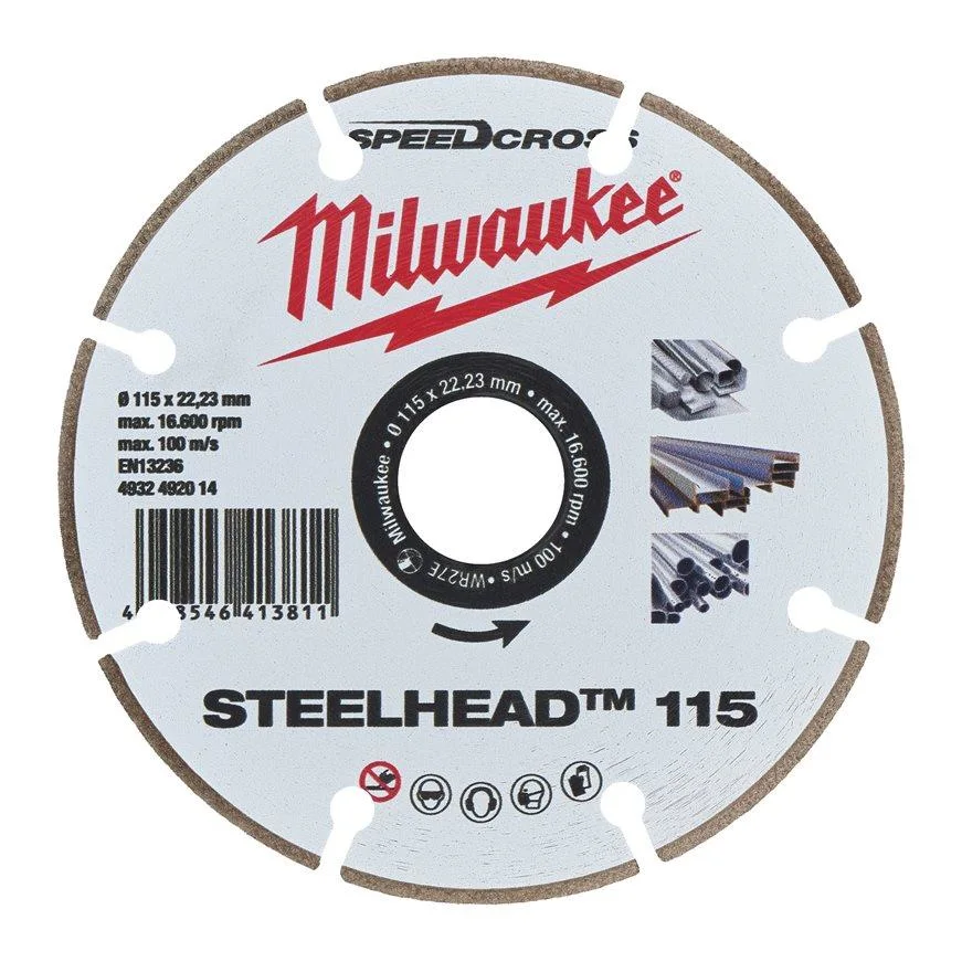 Milwaukee Speedcross Steelhead Diamantkapskiva Ø125 mm