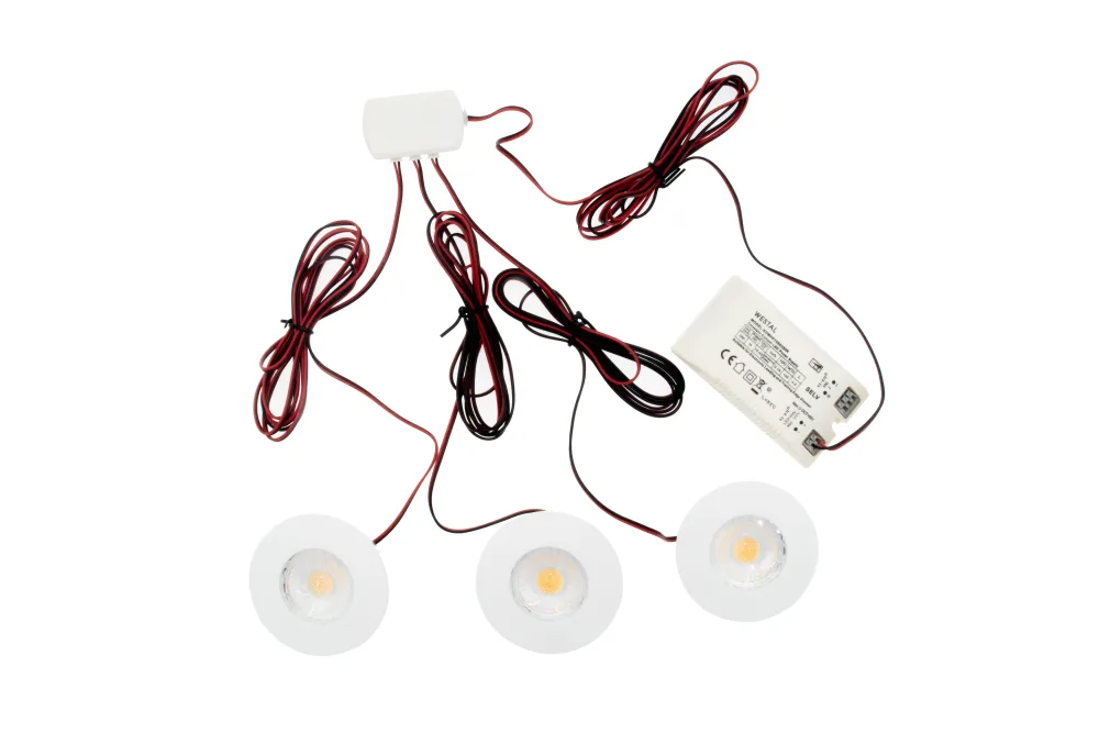 Westal WLD-M64 Downlight 3-pack, 4 W, 300 lm vit