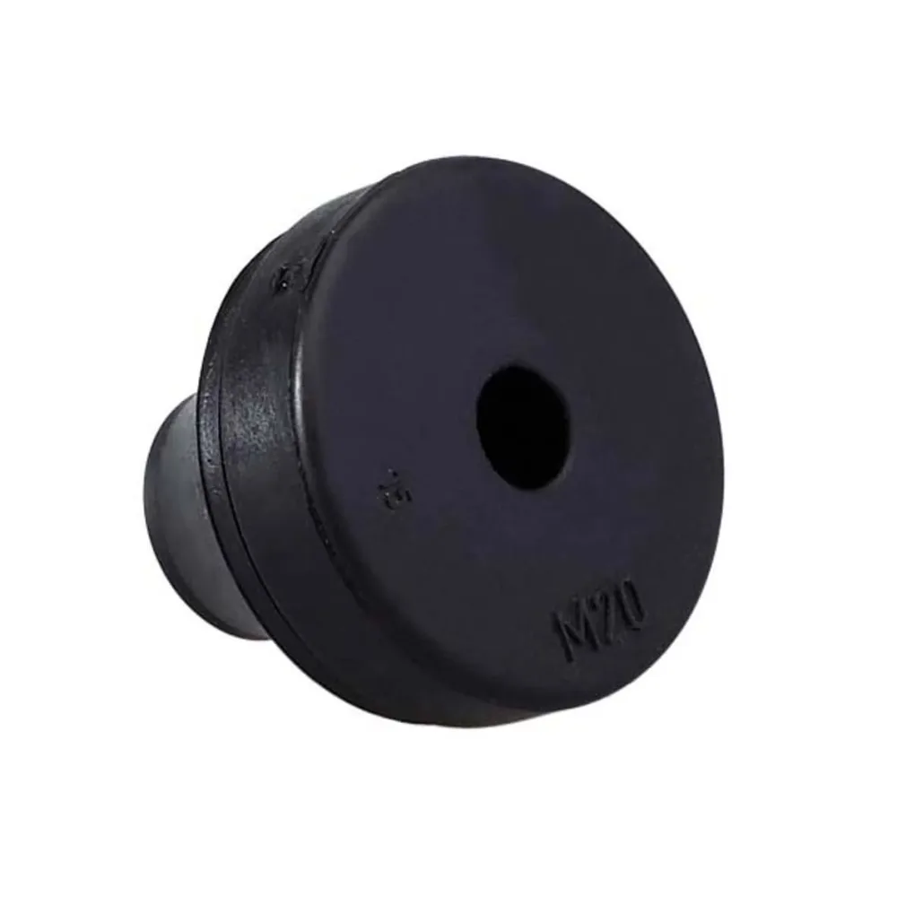 Rutab RUTASEAL Gummigenomföring skärbar, svart M16, 50-pack