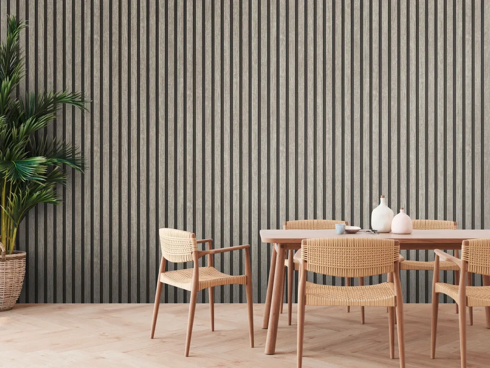 Living Walls Best of Wood´n Stone III T1092 Tapet Grå/svart