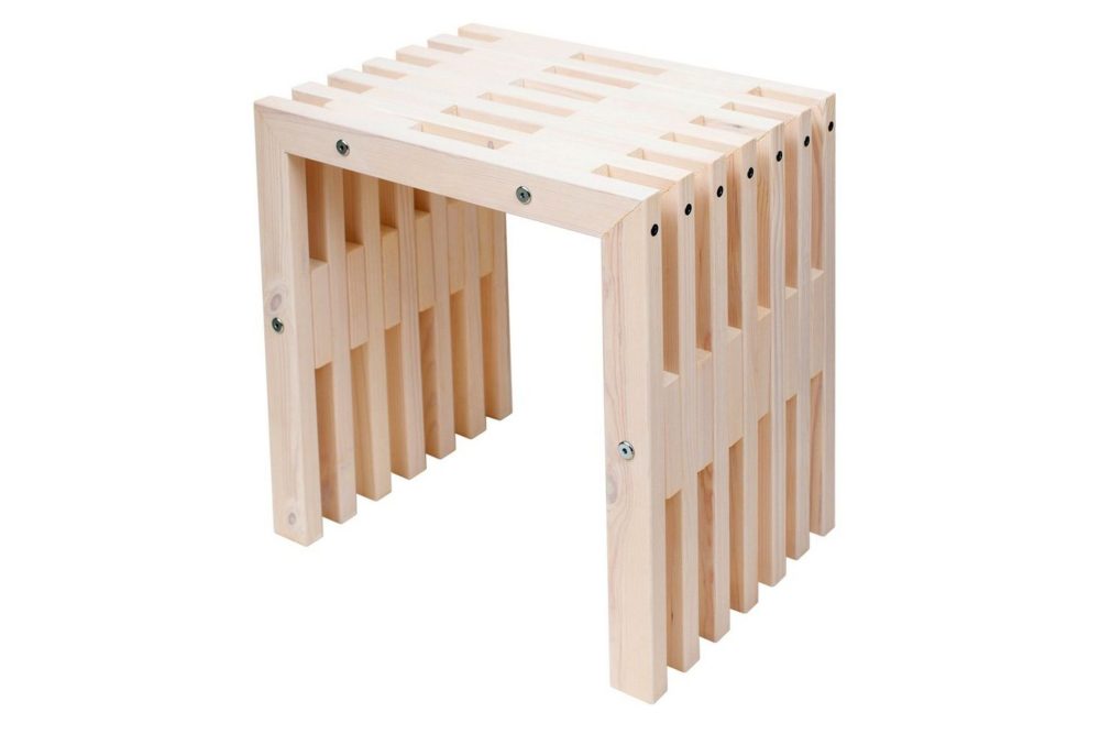 Hillerstorp EcoFurn Bänk Utomhus 45 cm Furu oljad vit