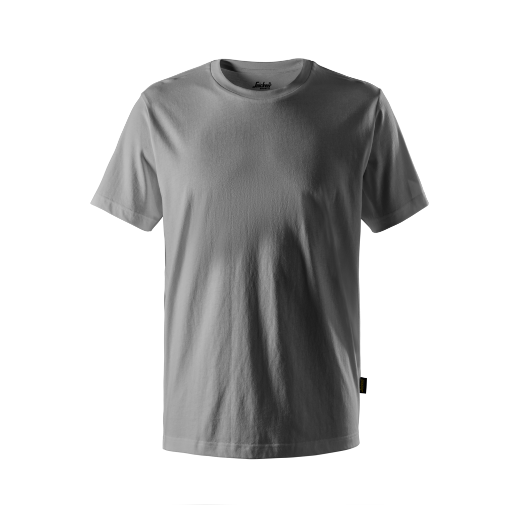 T-SHIRT I BOMULL GRÅ STL 6XL