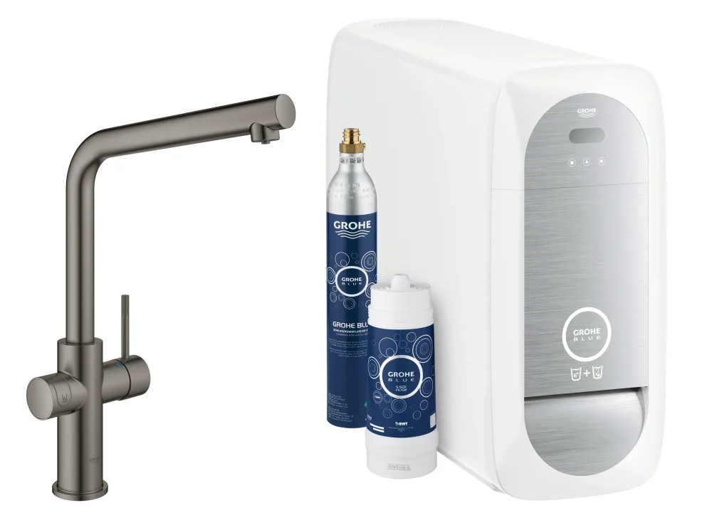 Grohe BLUE HOME Köksblandare Hard Grafit