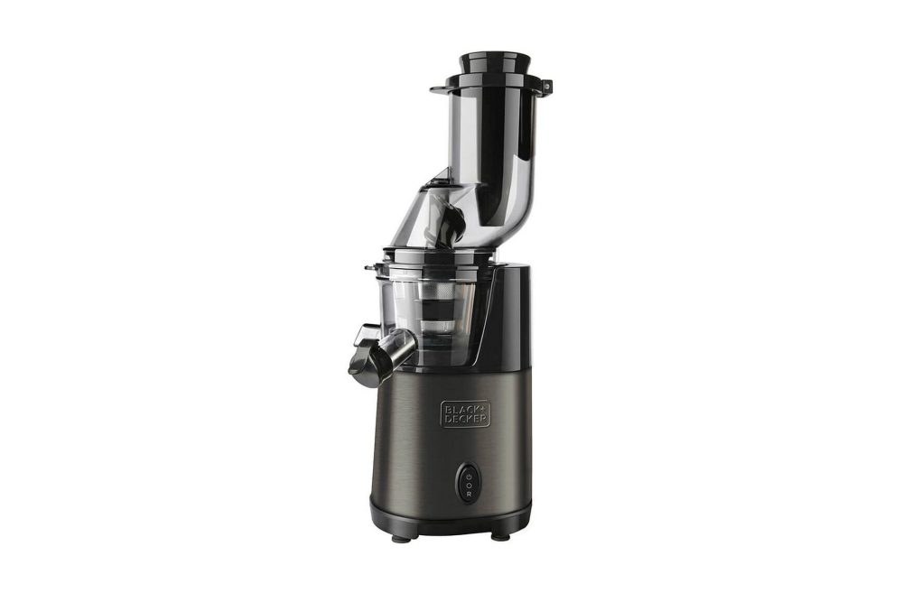 Juicepress Black+Decker Slow Juicer BXJE200E Borstat Rostfritt Stål