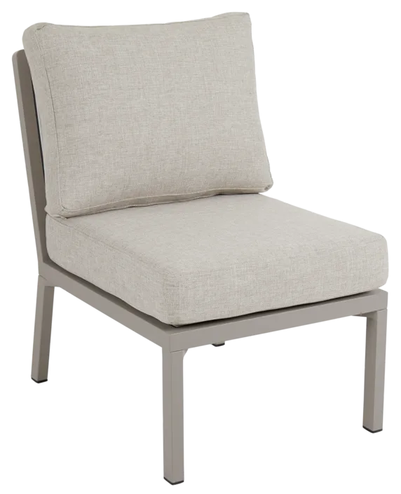 Brafab Samvaro High Modulsoffa mittdel Antracit/Pearl Grey