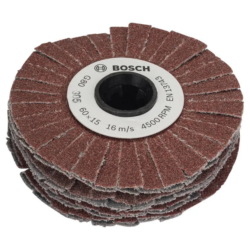 Bosch DIY 1600A00154 Sliptrissa flexibel, 15 mm K80
