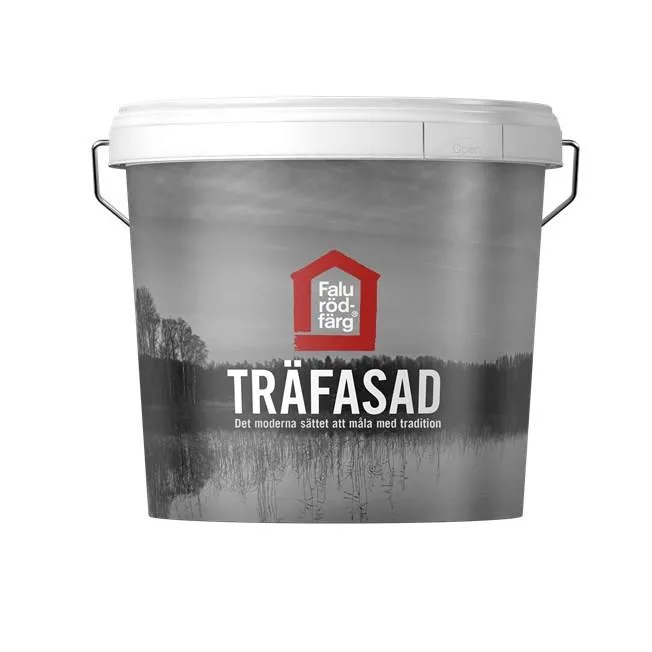 Falu Rödfärg Träfasad Fasadfärg helmatt Terra