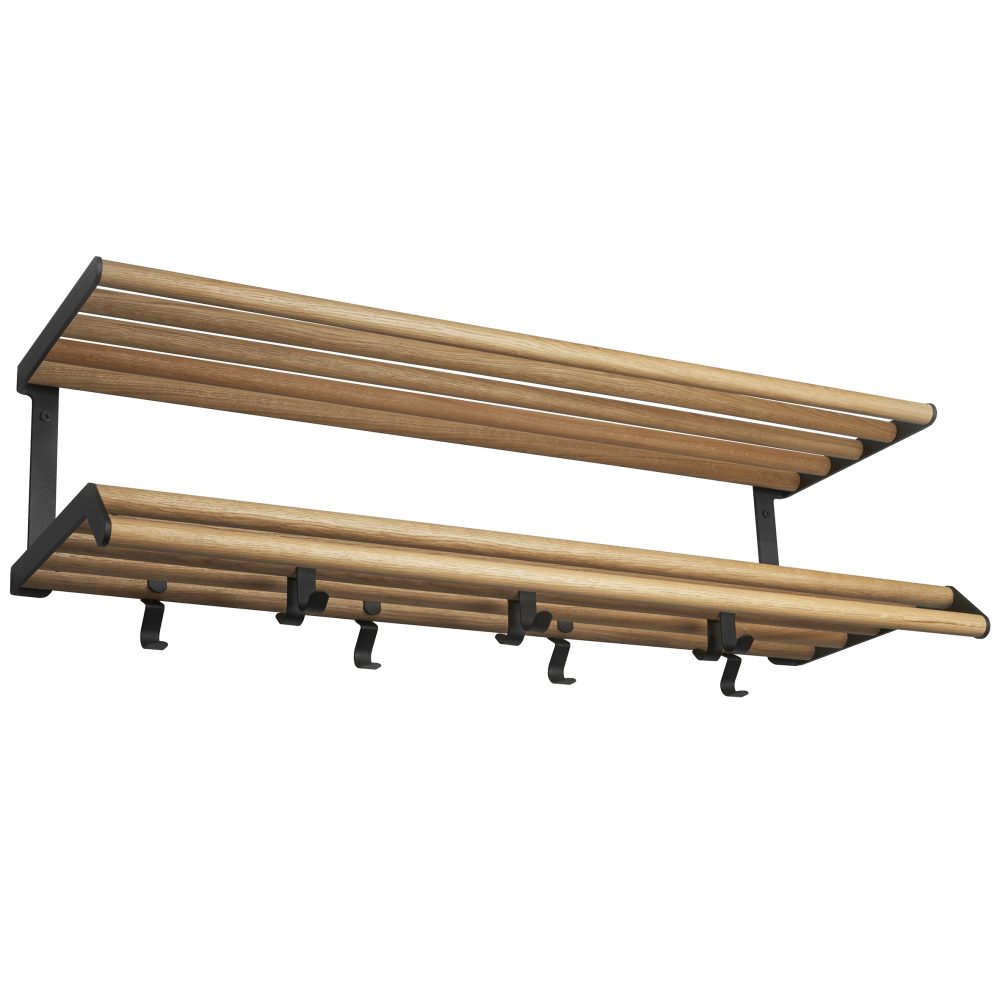 Tamburin hatthylla 100 cm, Ek-svart